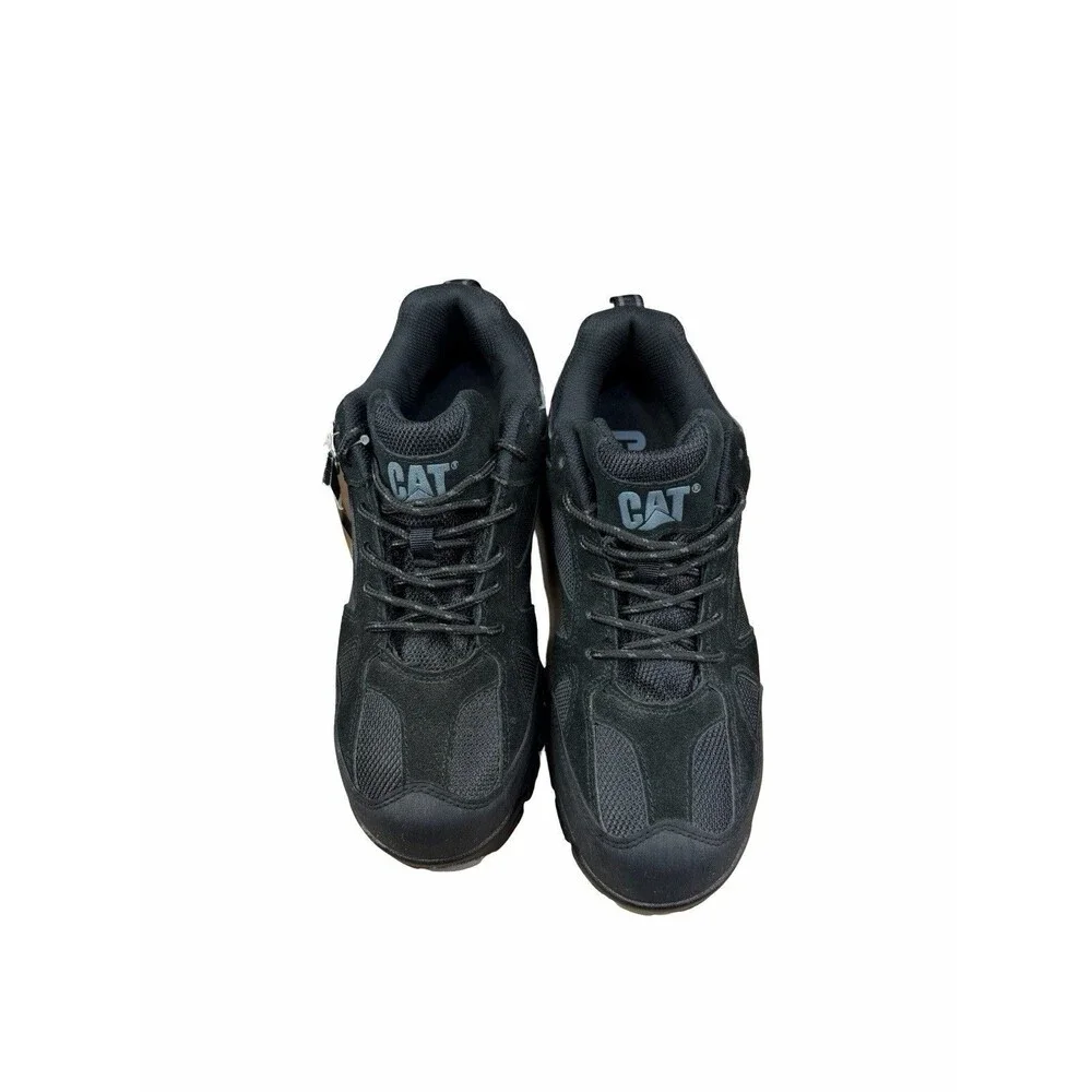 CAT Caterpillar Infrastructure Steel Toe Mens Slip Resist Shoes Navy Sz 8 NWOB